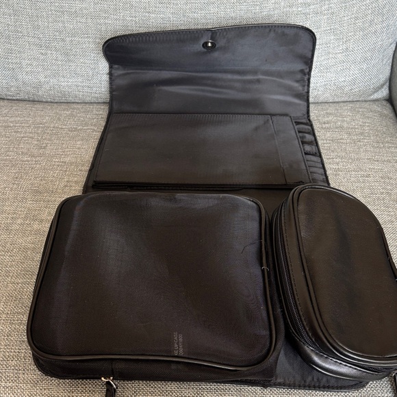 Dior Beauty makeup toiletry Black faux leather Bag - Picture 2 of 14